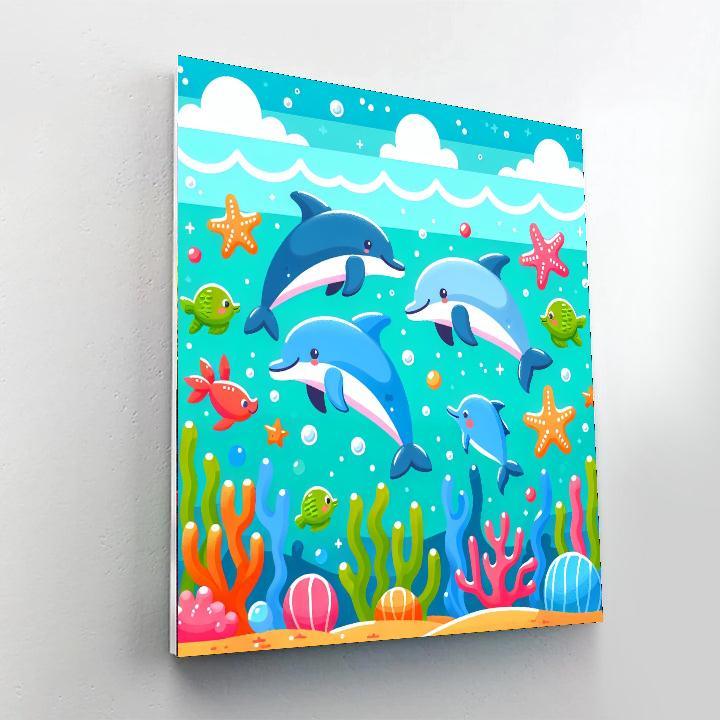 Undersea Friends Paint By Numbers Art