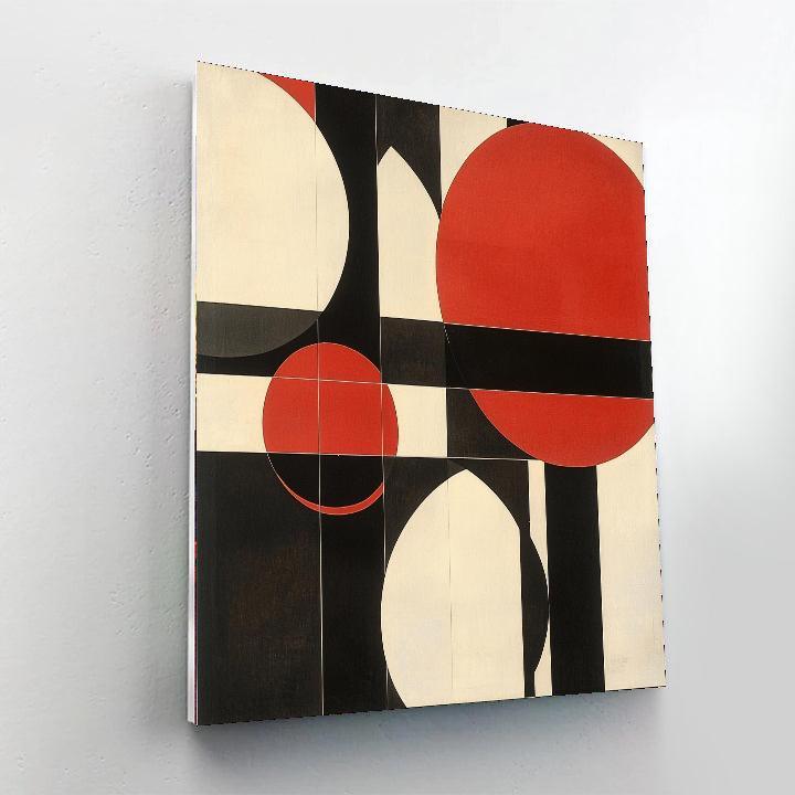 Kazimir Malevich Inspired Geometric Whispers  Paint By Numbers