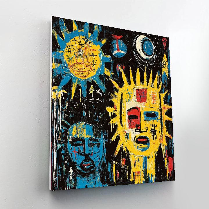Jean-Michel Basquiat Inspired Whispers Of Culture  Paint By Numbers