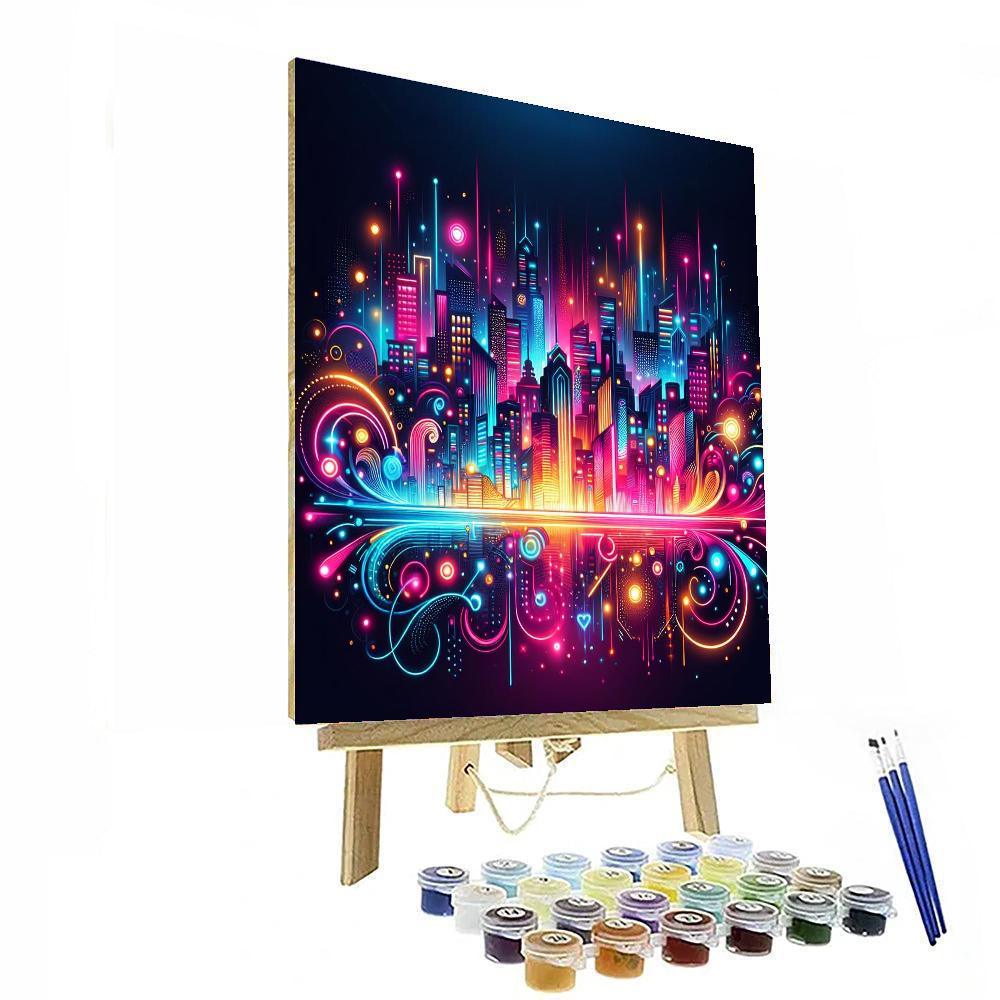 Luminous Neon Fantasy Paint By Color