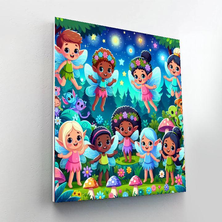 Fanciful Fantasy Forest Paint By Color