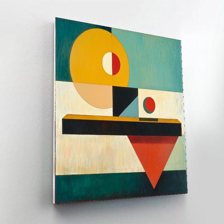 Kazimir Malevich Inspired Aesthetic Balance  Paint By Color