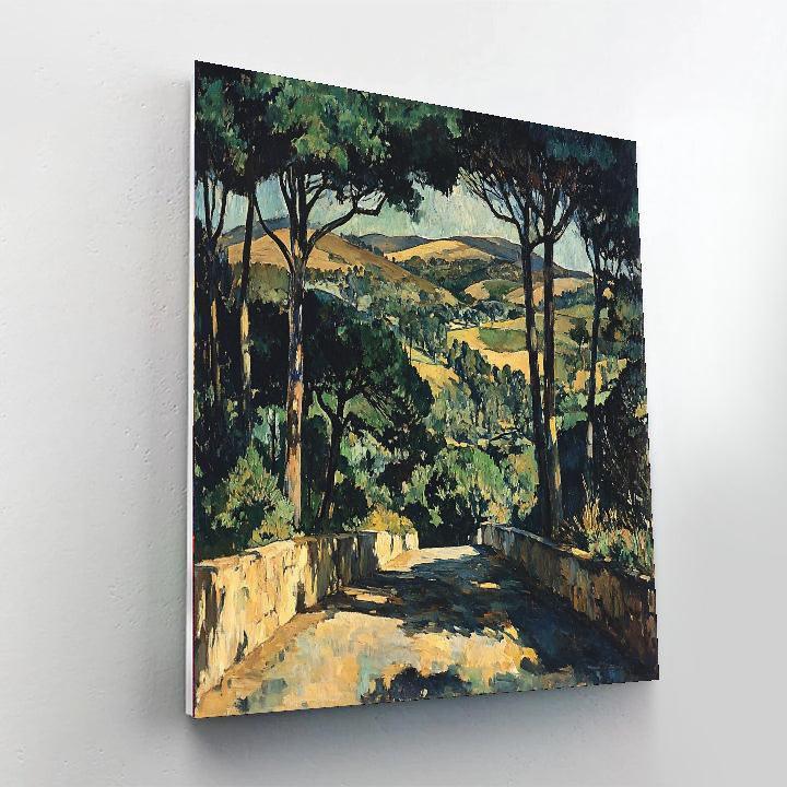 Paul Cézanne Inspired Veil Of Shadows  Paint By Number