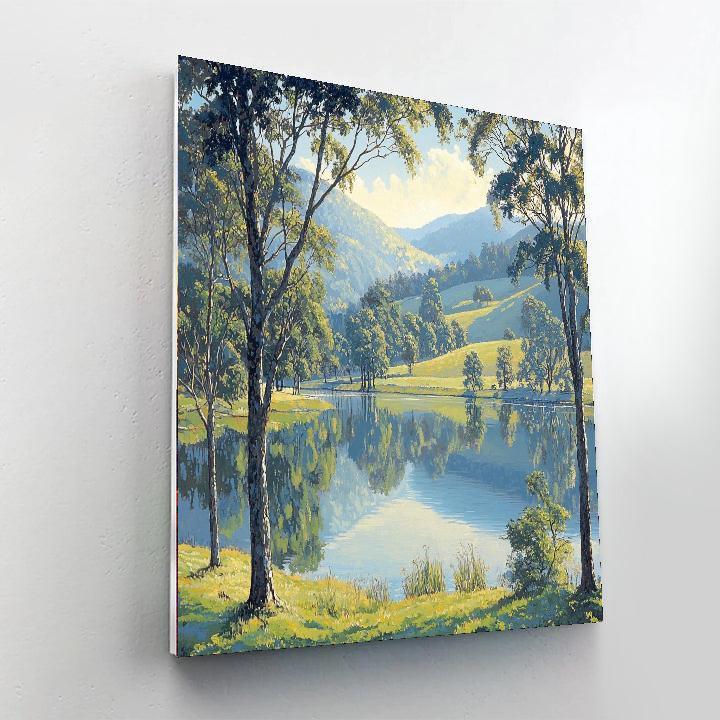 John Constable Inspired Reflections On Water  Numbered Painting Kits