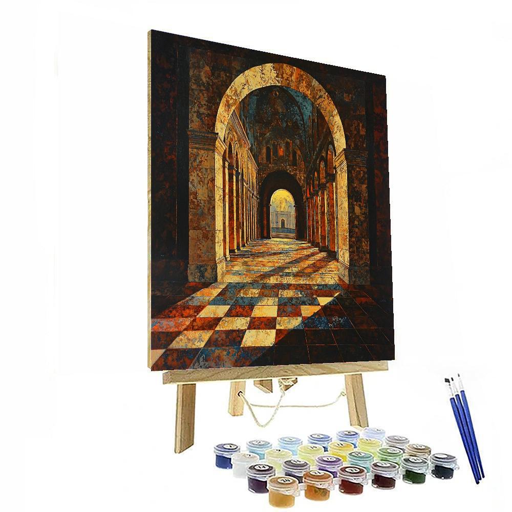 Caravaggio Inspired Threads Of Infinity  DIY Paint By Numbers