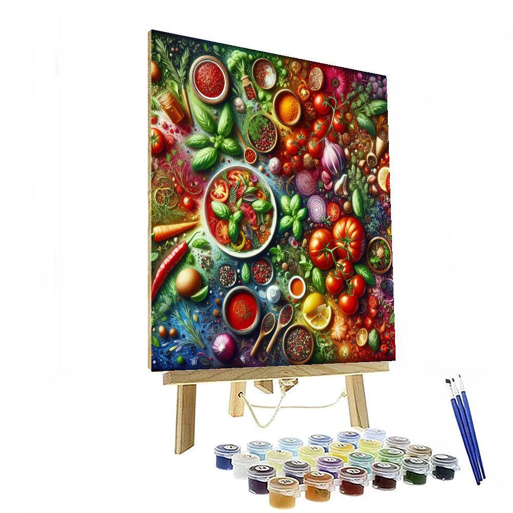 Gourmet Delights Paint By Color