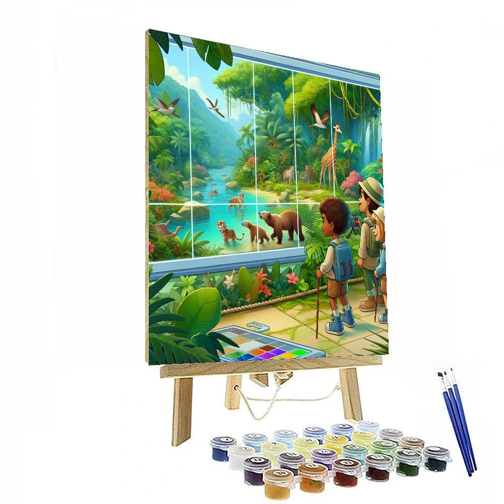 Rainforest Exploration Mission DIY Paint By Numbers