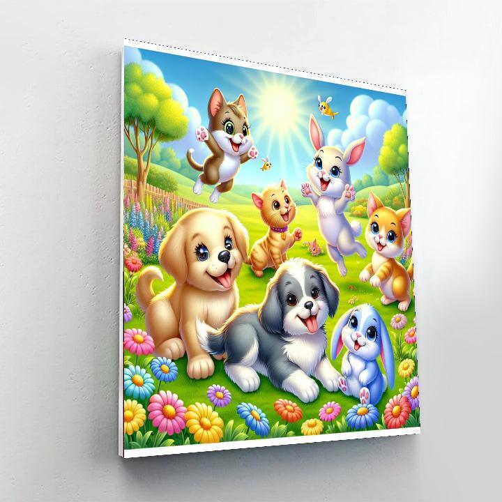 Pet Paradise Adventure Paint By Number