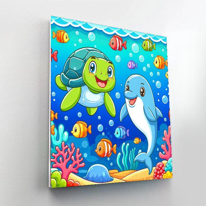 Ocean Exploration Fun Painting By Numbers Kit