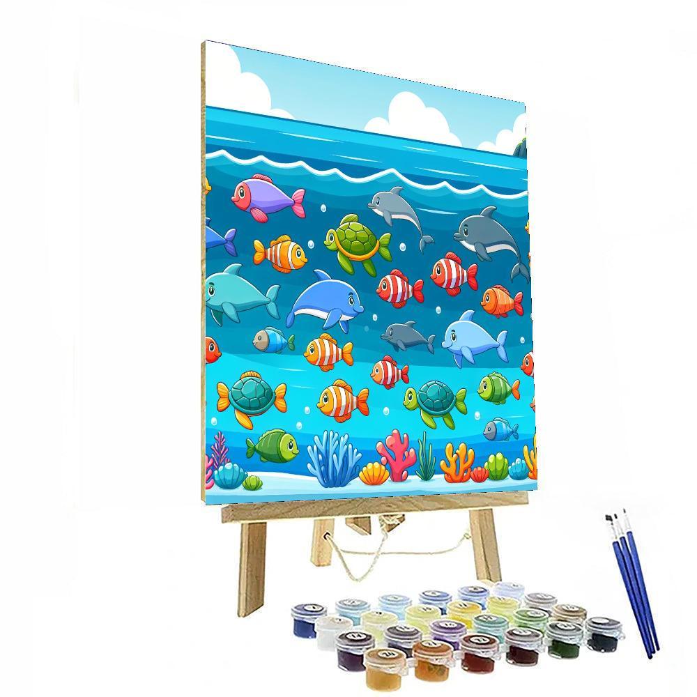 Underwater Discovery Zone Numbered Painting Kits