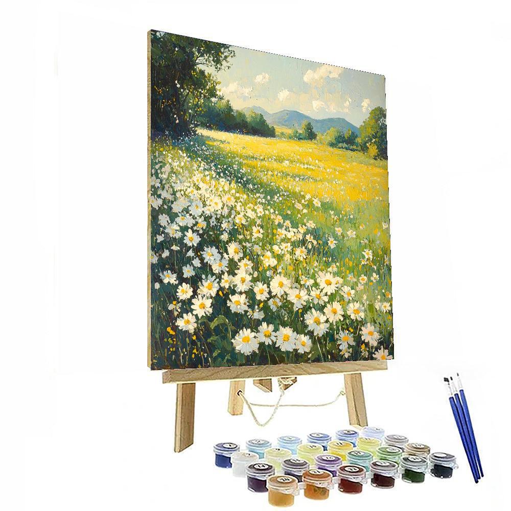 Edgar Degas Inspired Echoing Meadows  Painting Number Kit