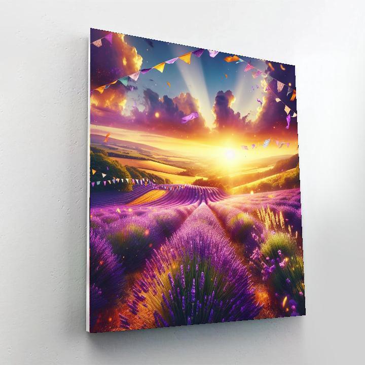 Joyful Lavender Festival Paint By Numbers Kits