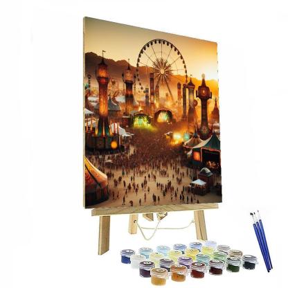 Coachella Valley Music And Arts Festival - Indio Paint By Color