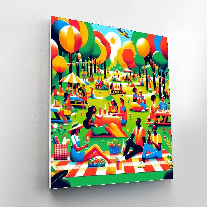 Summer Picnic In The Park Paint By Numbers Kits