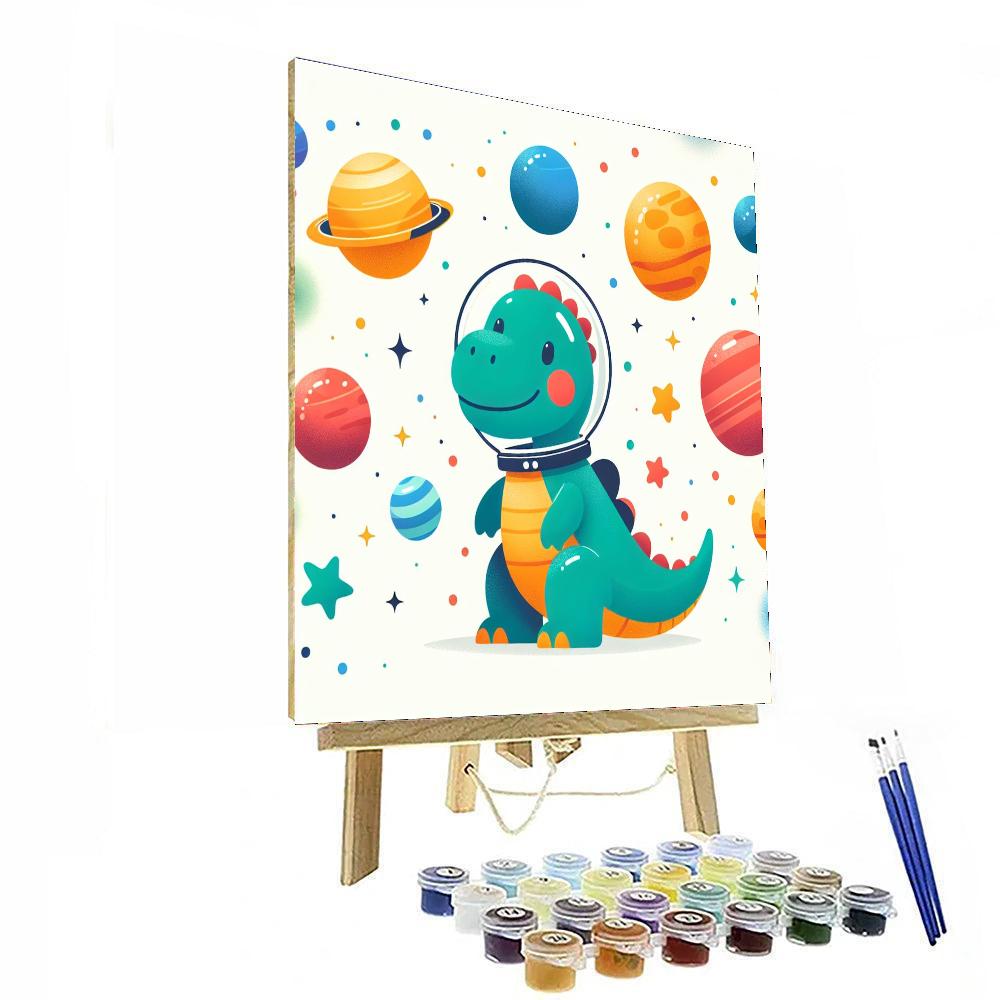 Cosmic Dino Journey Paint By Numbers Kits