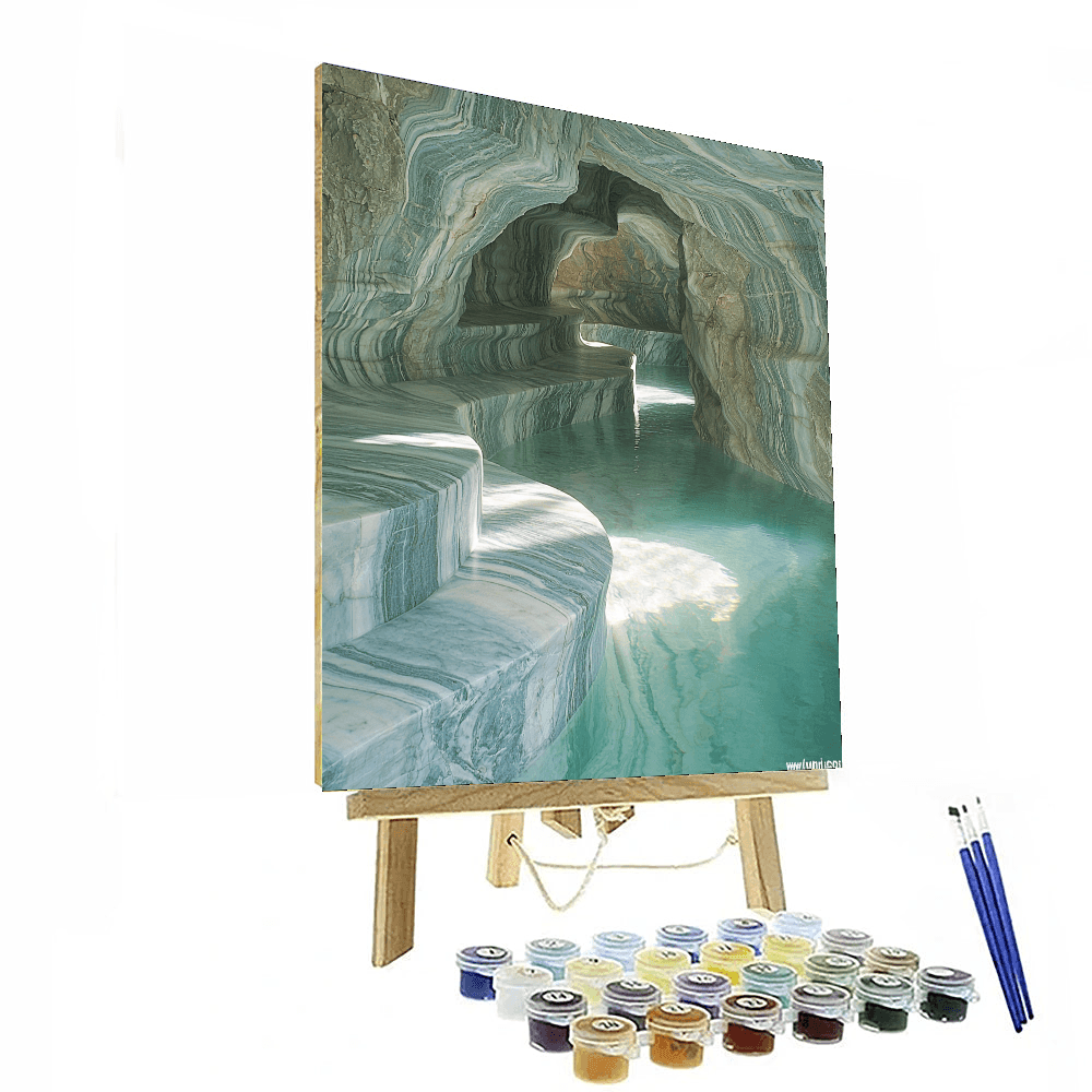 Marble Caves - Chile Number Painting