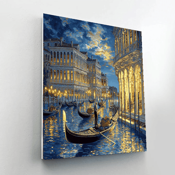 Canaletto Inspired Timeless Venice  DIY Paint By Numbers