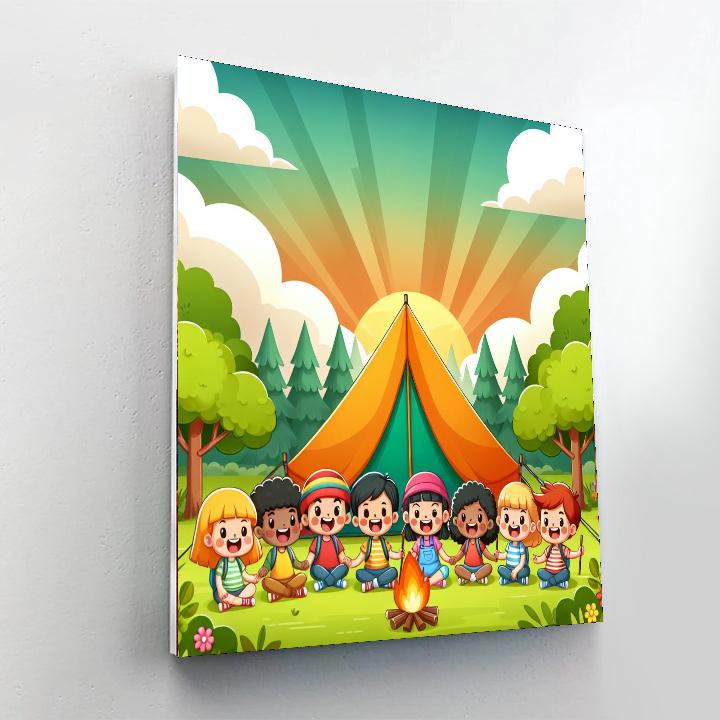 Happy Camper Adventures Paint By Number