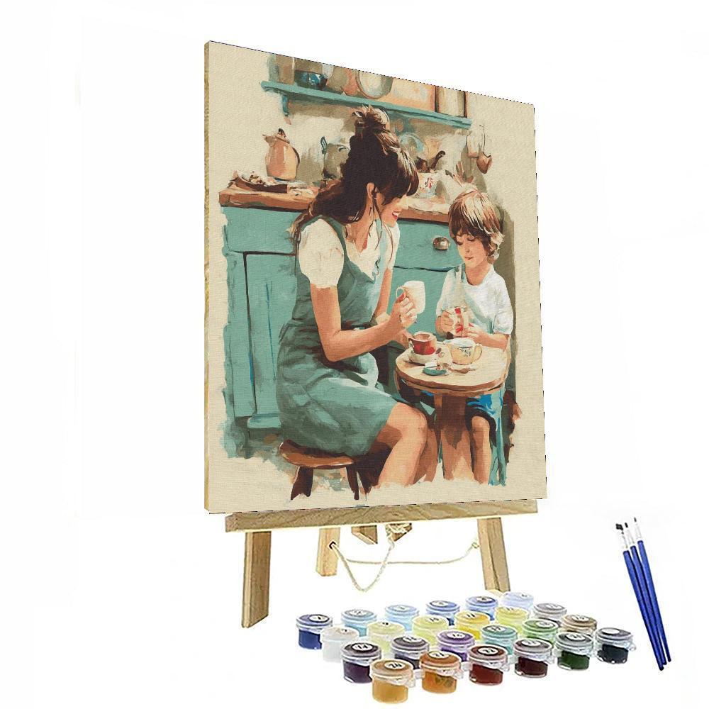 Morning Tea Together Paint By Number