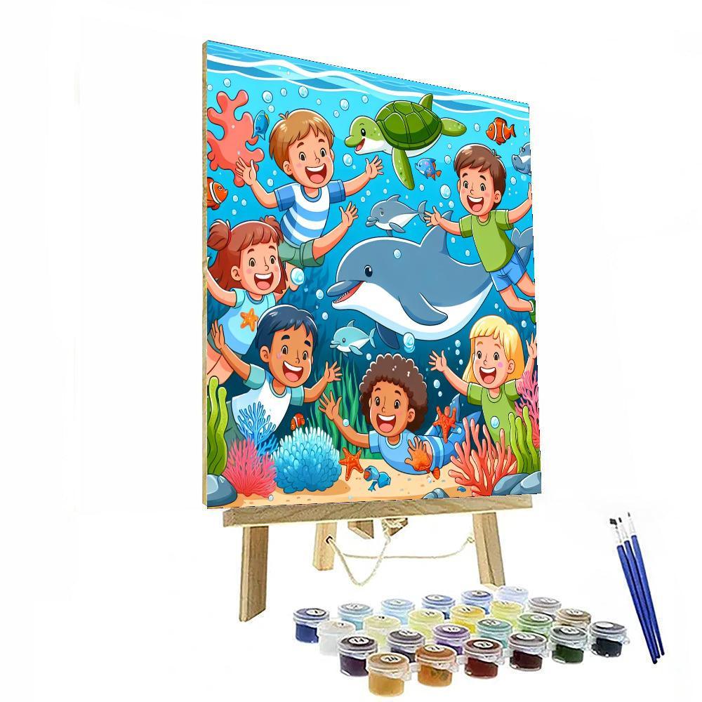 Ocean Adventure With Friends Paint By Numbers
