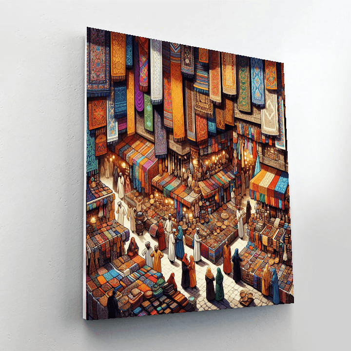 Eccentric Bohemian Bazaar Number Painting