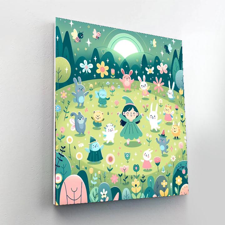 Magic Meadow Mirth Paint By Numbers Art