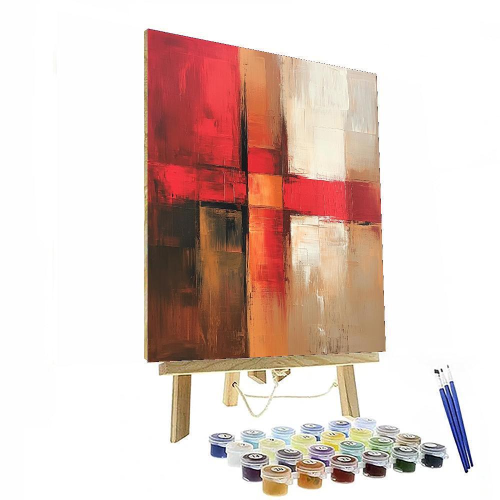 Mark Rothko Inspired Fusion Of Elements  Painting By Numbers Kit