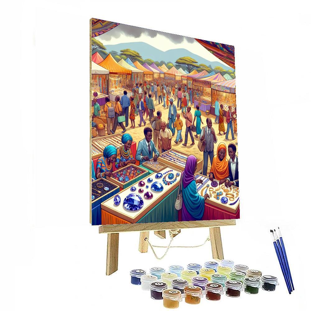 Tanzanite Festival - Arusha, Tanzania Number Painting