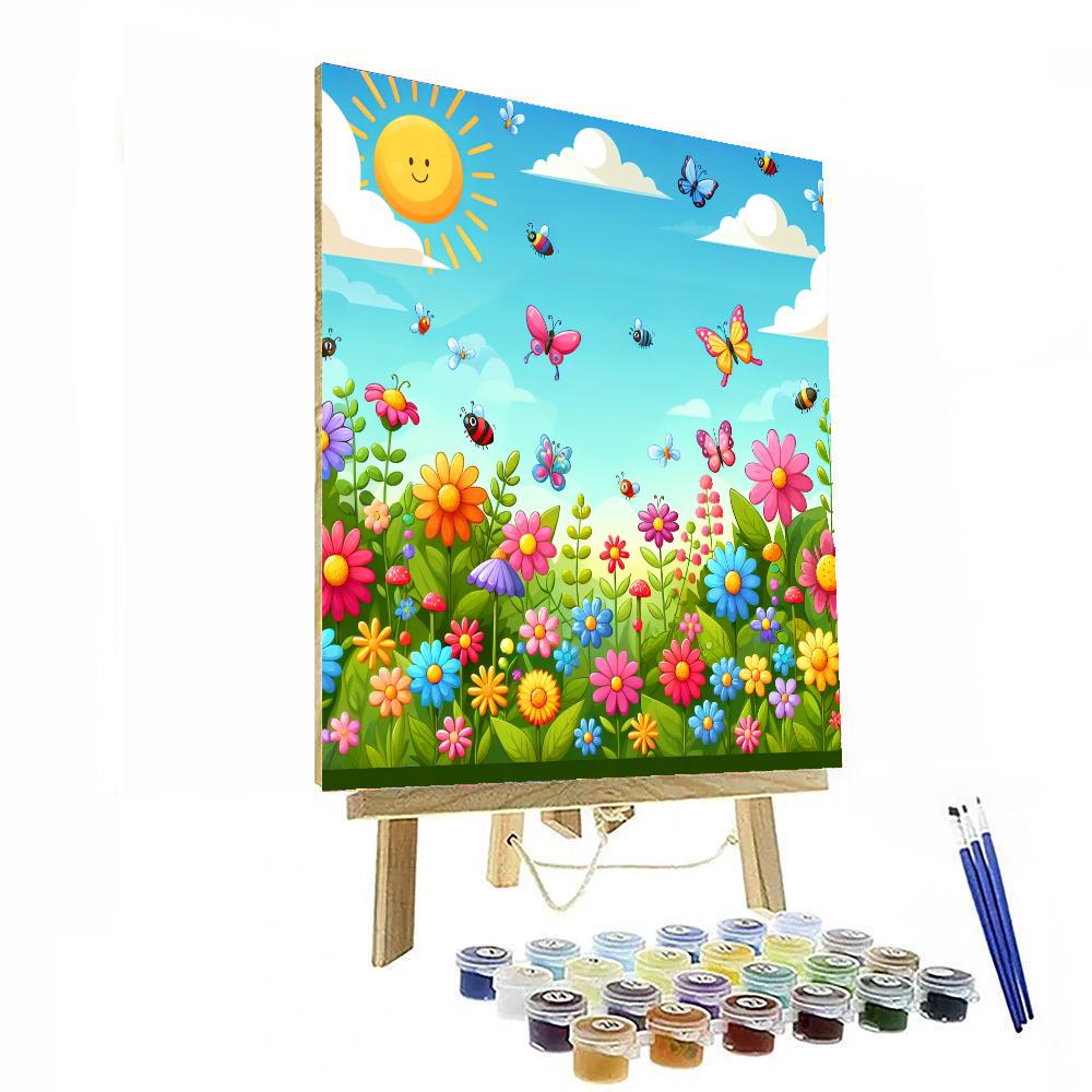Cheery Garden Adventure Number Painting