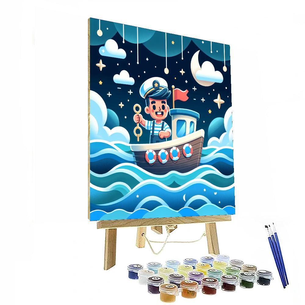Starry Sailor DIY Paint By Numbers