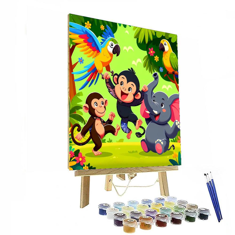 Jungle Fun Time Paint By Number