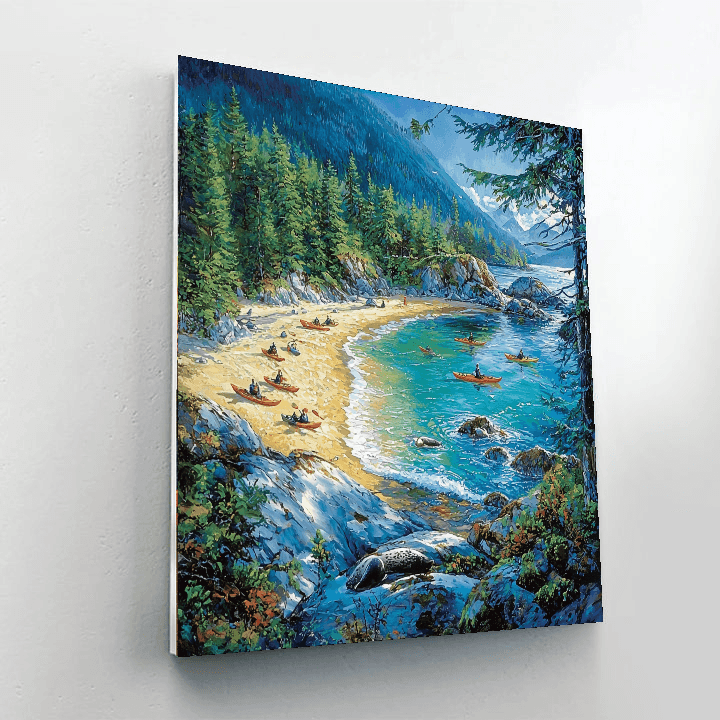 Abel Tasman National Park - New Zealand Numbered Painting Kits