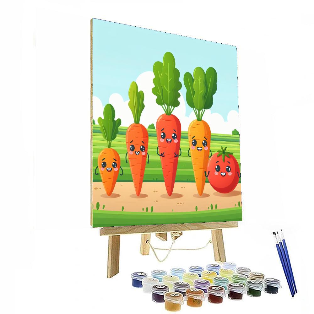 Veggie Village Paint By Numbers Kits