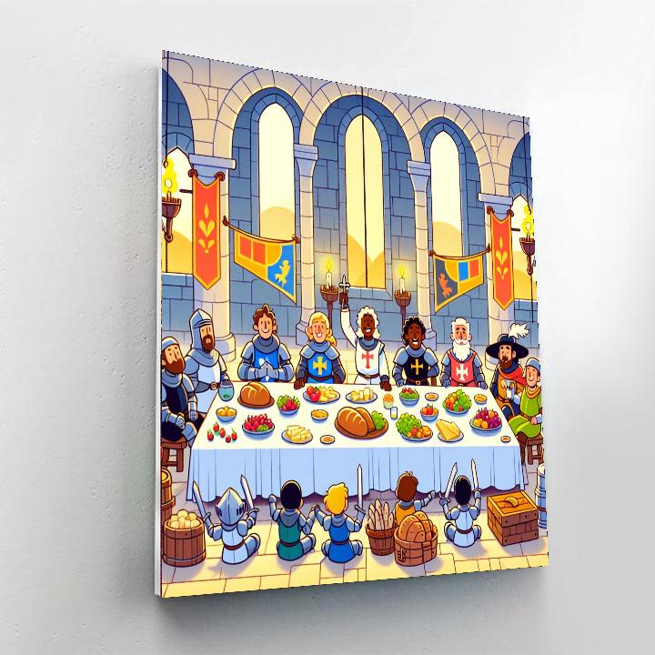 Castle's Grand Feast DIY Paint By Numbers