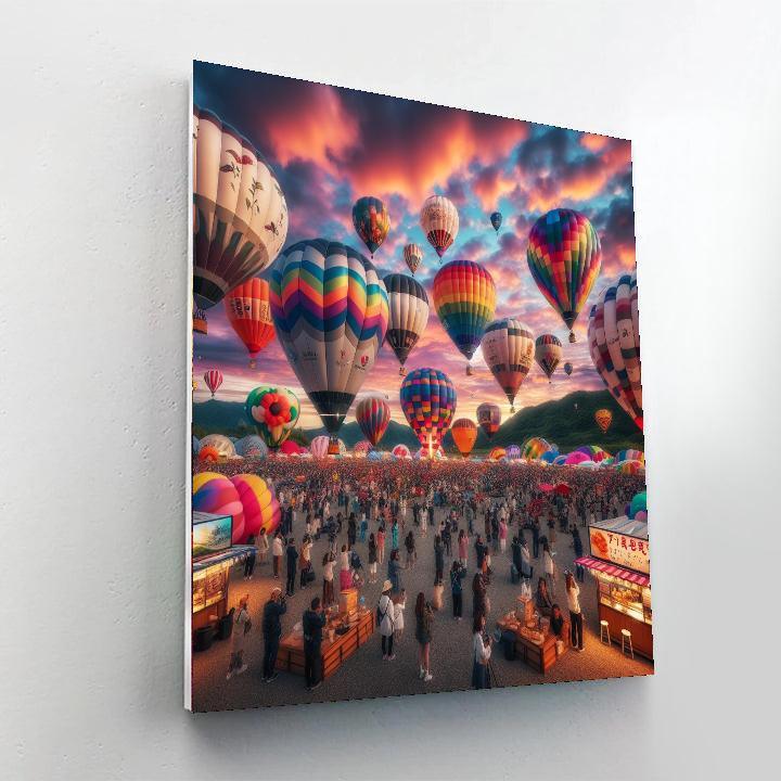 Baloon Fiesta - Japan Painting Number Kit