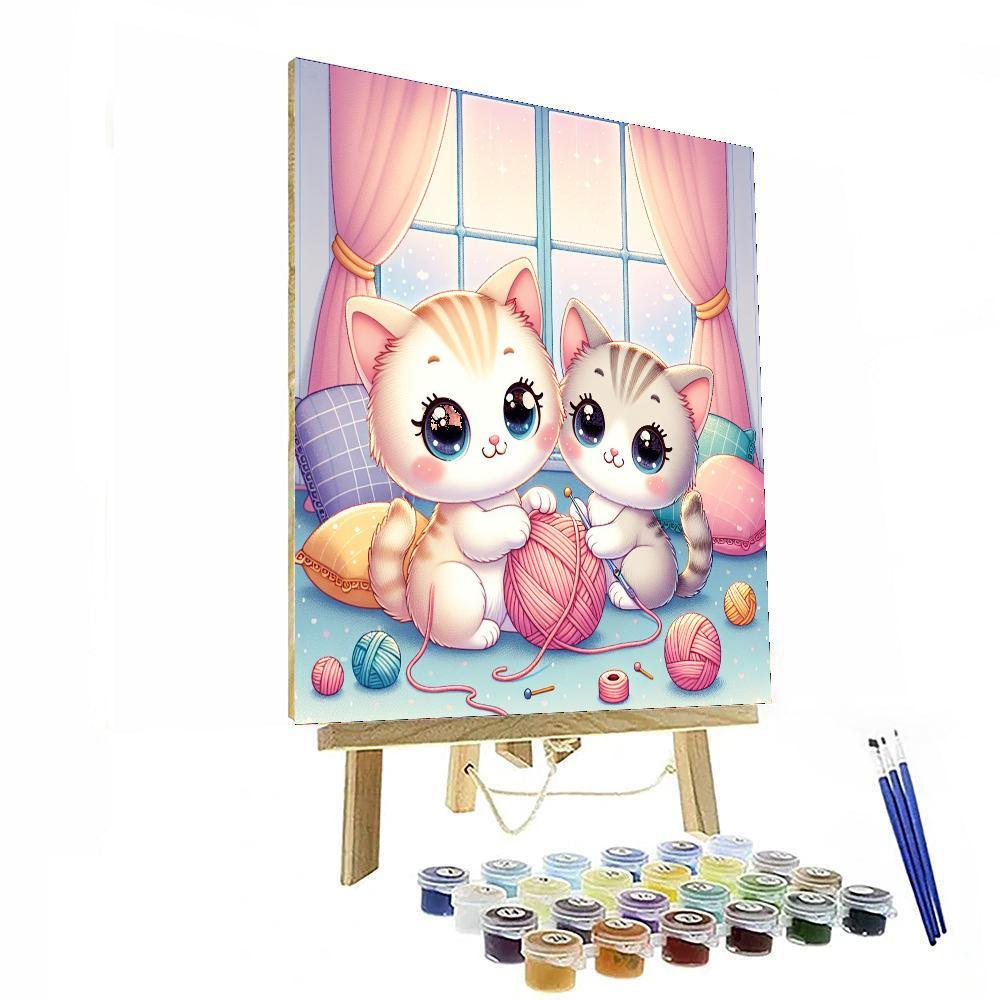 Sweet Kittens Paint By Color