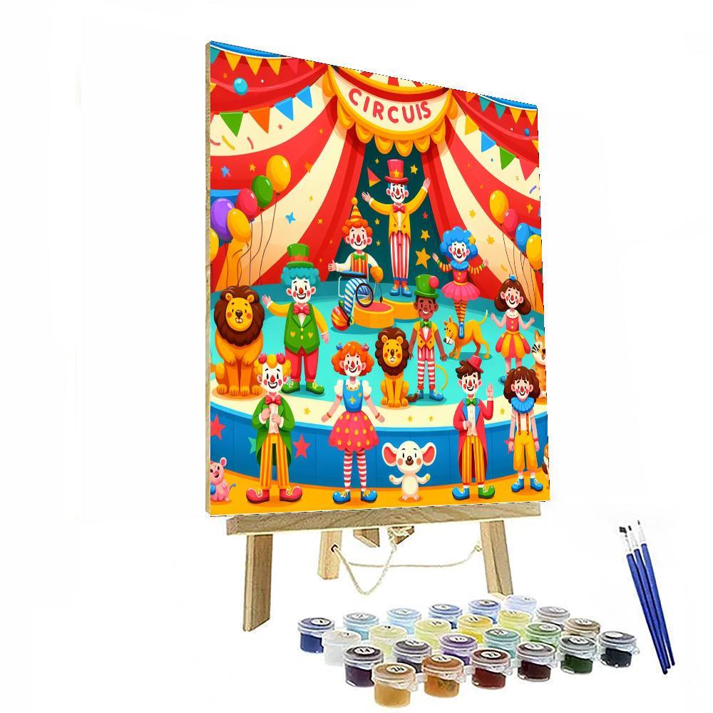Magical Circus Adventure Paint By Numbers