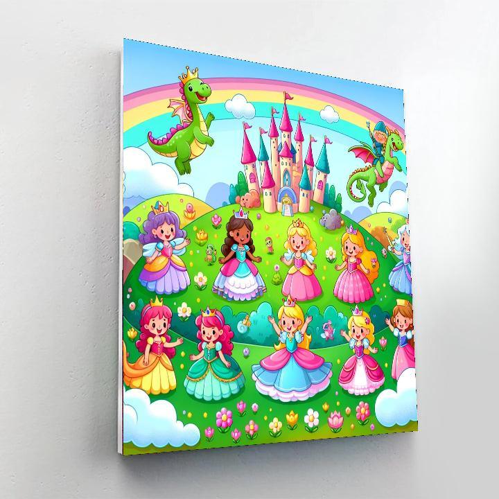 Dreamy Fairy Tale Land Paint By Numbers Kits