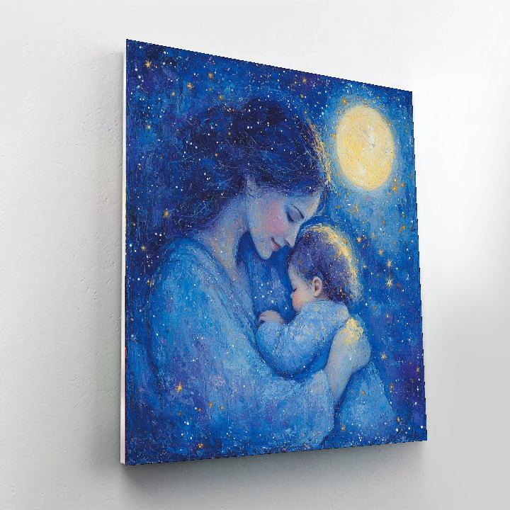 Mother's Joyful Lullaby Painting Number Kit