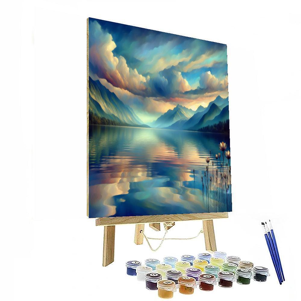 Sublime Lakeside View Paint By Numbers