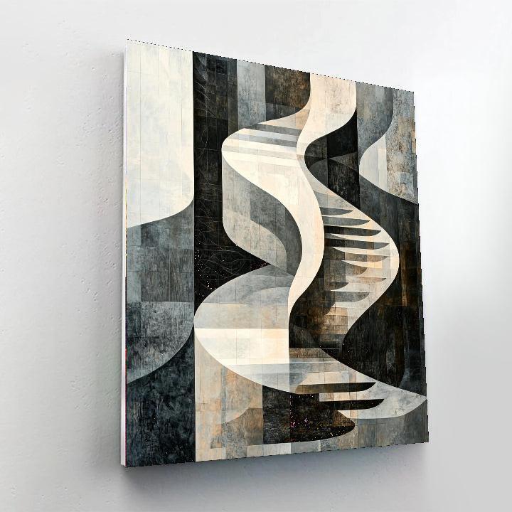 M.C. Escher Inspired Symphony Of Shadows  Painting By Numbers Kit