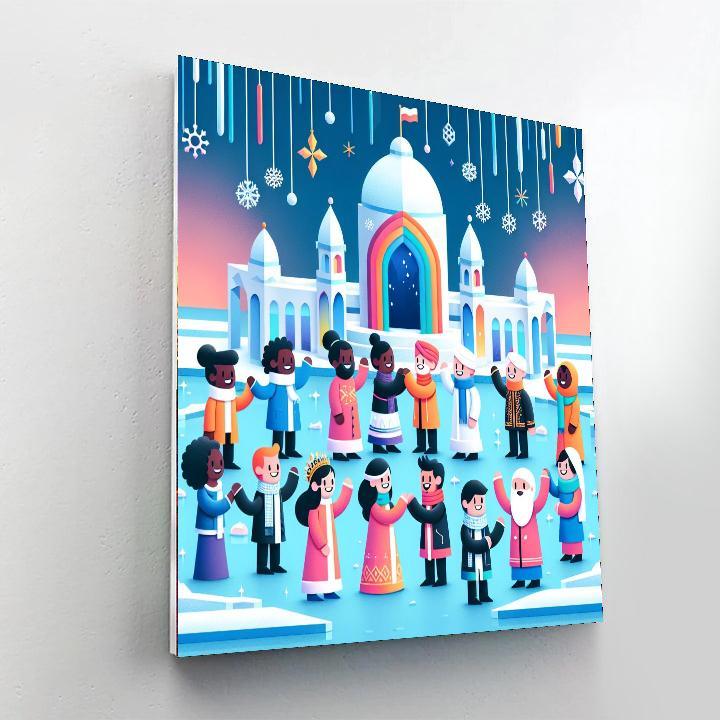 Ice Palace Festival Paint By Numbers