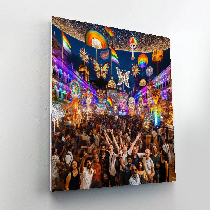 Hemispheres - India Paint By Number