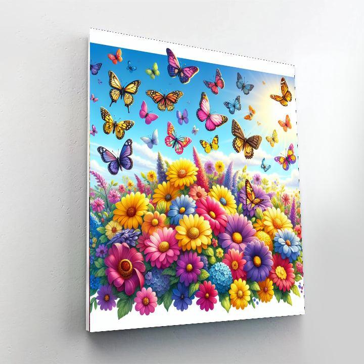 Fantasy Butterfly Haven DIY Paint By Numbers