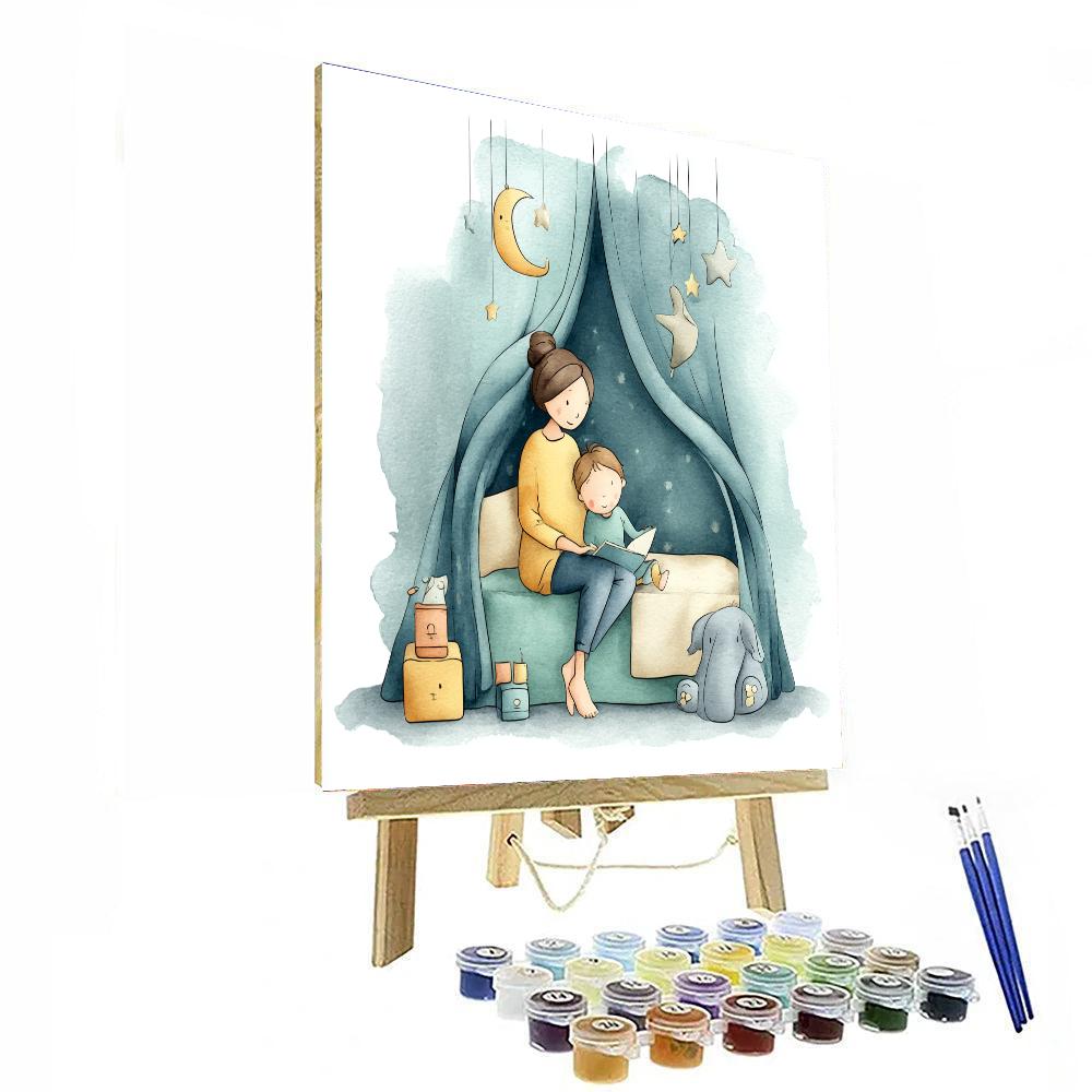 Cozy Moments With Mom Painting Number Kit