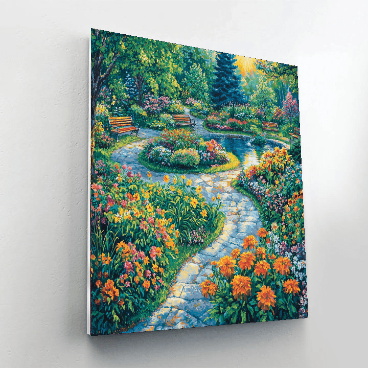 Bonn Botanical Gardens Paint By Numbers
