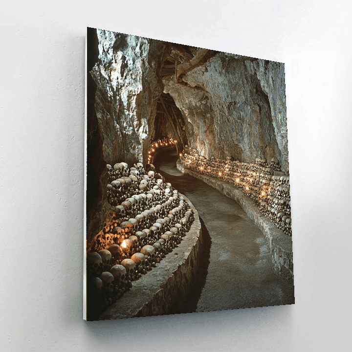 The Catacombs Of Paris Painting Number Kit