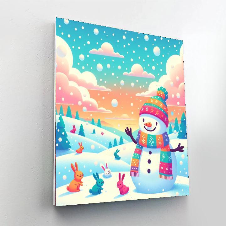 Winter Wonderland Wonders Paint By Numbers Art