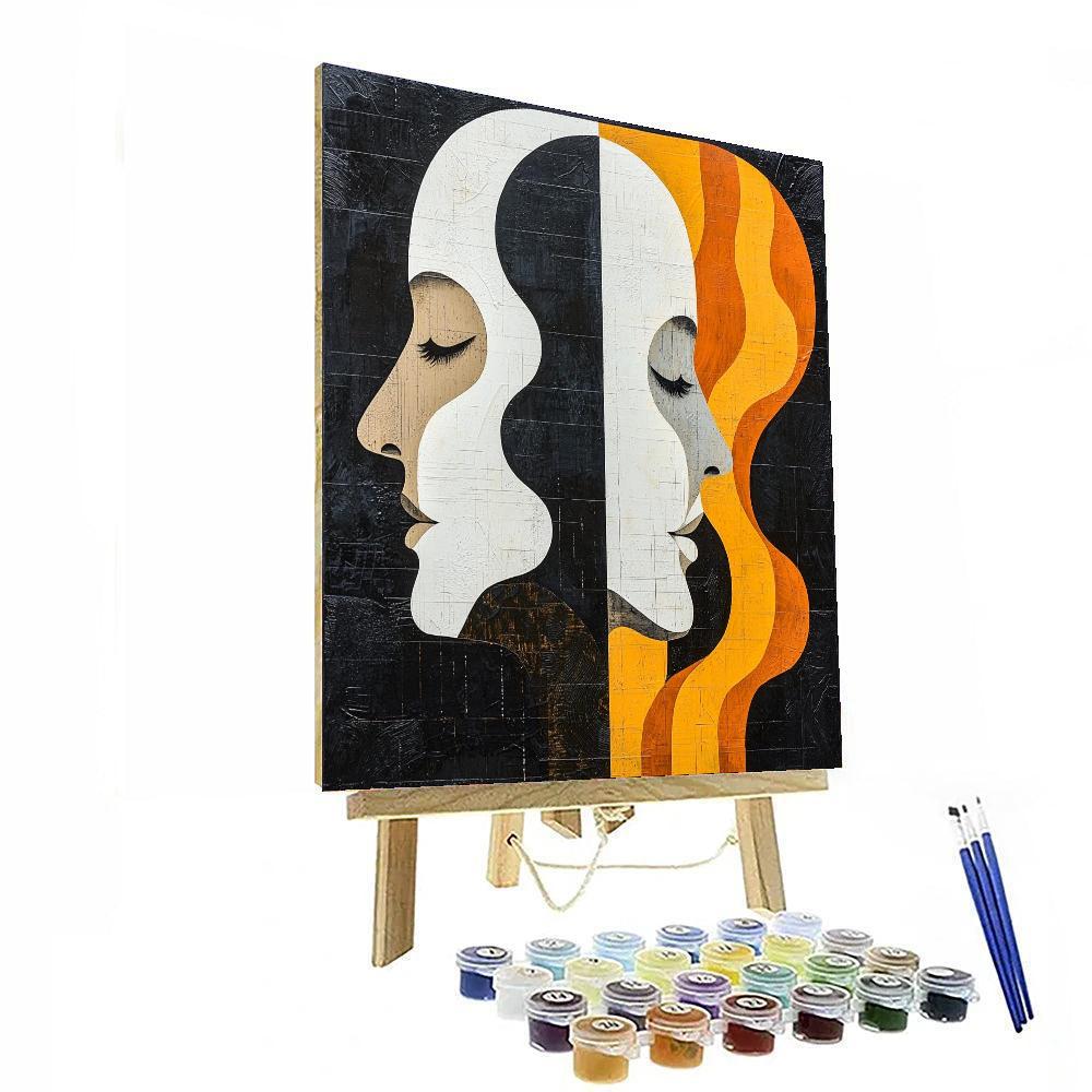 Banksy Inspired Silence Speaks  DIY Paint By Numbers