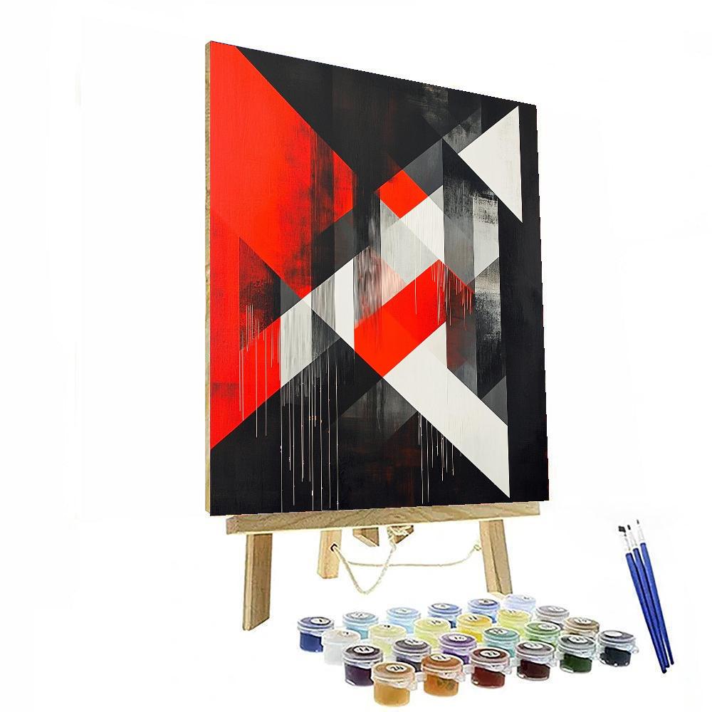 Banksy Inspired Reality Check  DIY Paint By Numbers